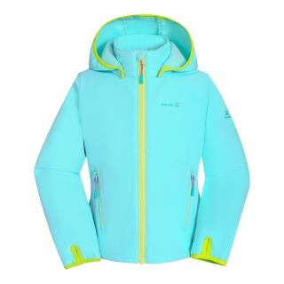 Kurtka softshell Kamik Faye (odporna na wodę, odblaskowa) niebieska dla dziewczynek